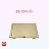 Image of rear solid cast brass plate 230mm wide x 165mm high
