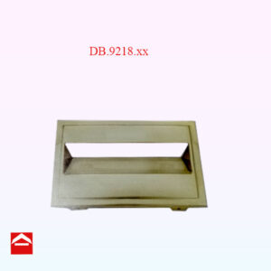 Image of a solid cast brass front plate that suits DB.9219.xx rear plate