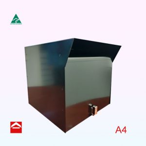 Fiona front opening small parcel letterbox suitable for small internet parcels and A4 mail