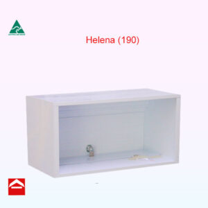 Rectangular rear open letterbox with open front for customers front plate and suitable for besser block. 390mm wide x 200mm high x 200mm deep