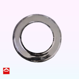 Bright Chrome newspaper ring 135mm diameter with 83mm opening