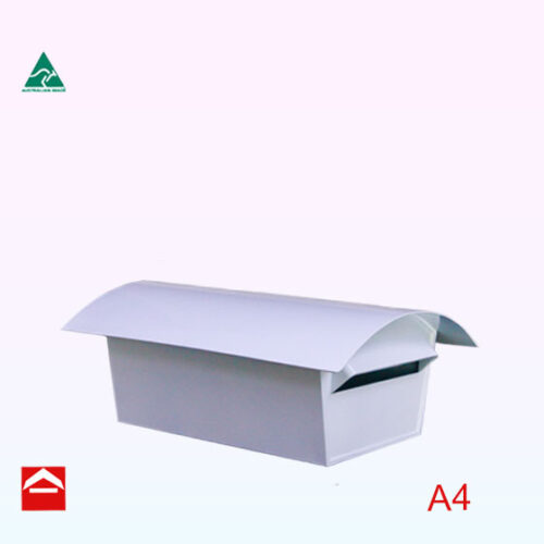 A4 letterbox with curved roof